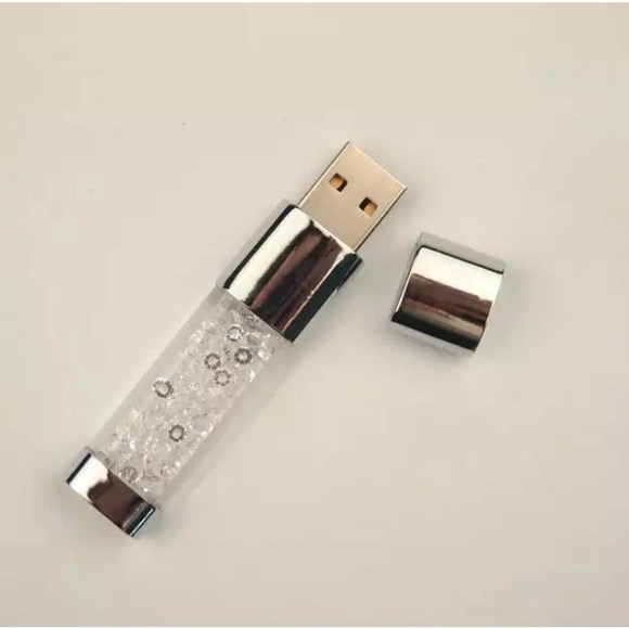 Crystal USB 32g~ Flash Drive 32g with Gorgeous Crystals ~ Unique - Picture 2 of 6